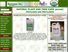 Tablet Screenshot of bioscape.com